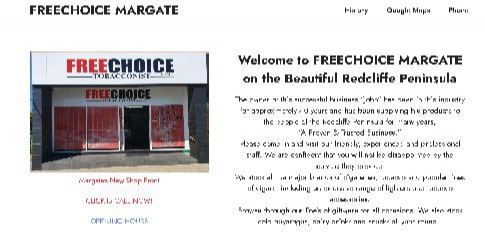 Freechoice Margate Cigarettes